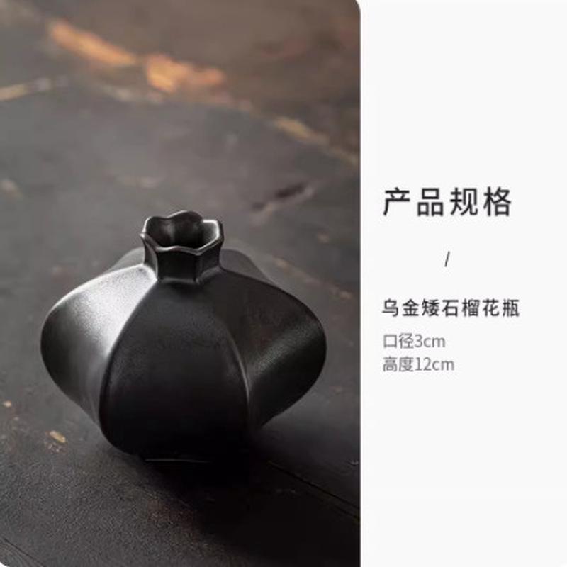批发新中式陶瓷花瓶摆件民宿插花客厅仿古禅意小花器茶桌饰品