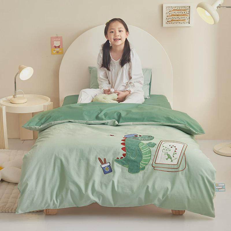 全棉40s水洗棉六件套幼儿园三件套入园宝宝儿童绣花棉花被芯枕芯,床上用品,床品套件/四件套/多件套,淘宝优惠券,粉丝福利购,淘宝优惠卷