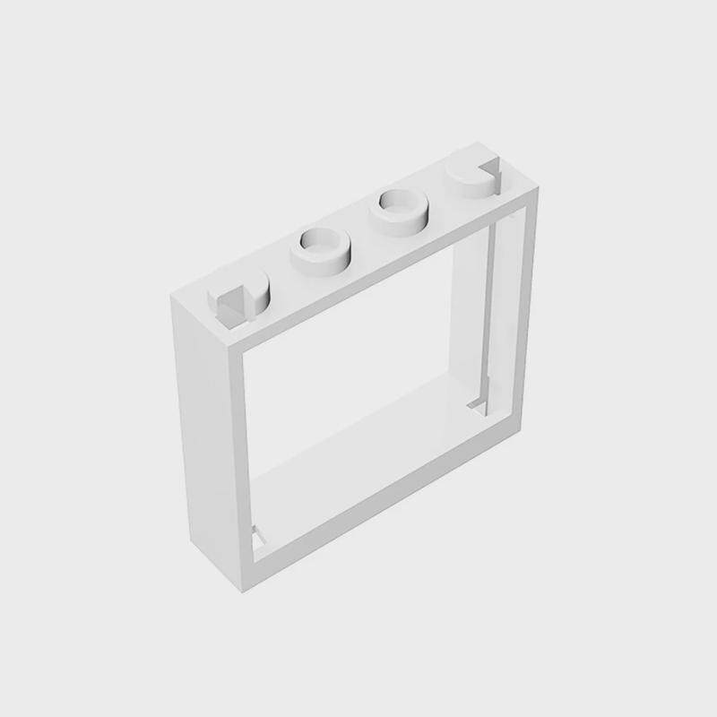 1公斤起售多色60594积木1x4x3窗框小颗粒拼装配件零件5公斤起生产