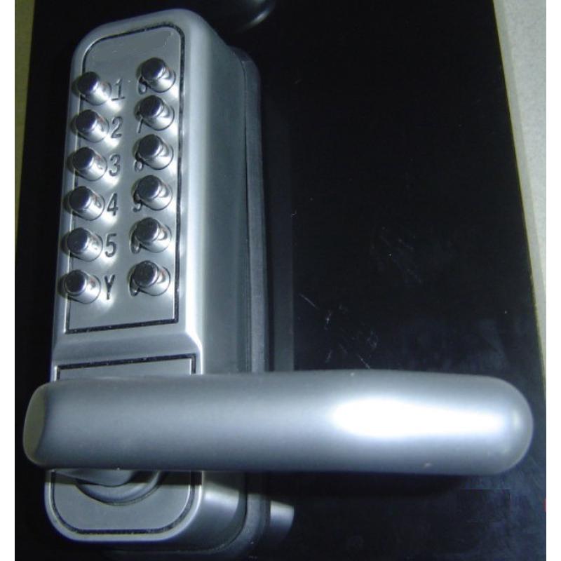 机械锁防晒密码锁铝合金门铁艺门不锈钢门木门窄边框门锁具