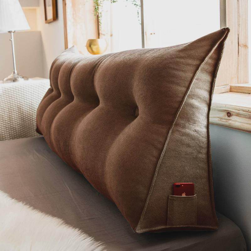 三角简约ins风可拆洗床头靠垫卧室包床上靠背垫抱枕榻榻米靠靠枕,居家布艺,靠垫/抱枕,淘宝优惠券,粉丝福利购,淘宝优惠卷