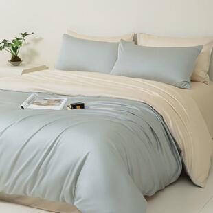100s莱赛尔兰精天丝床上四件套夏季凉感冰丝床单被套裸睡家纺南通