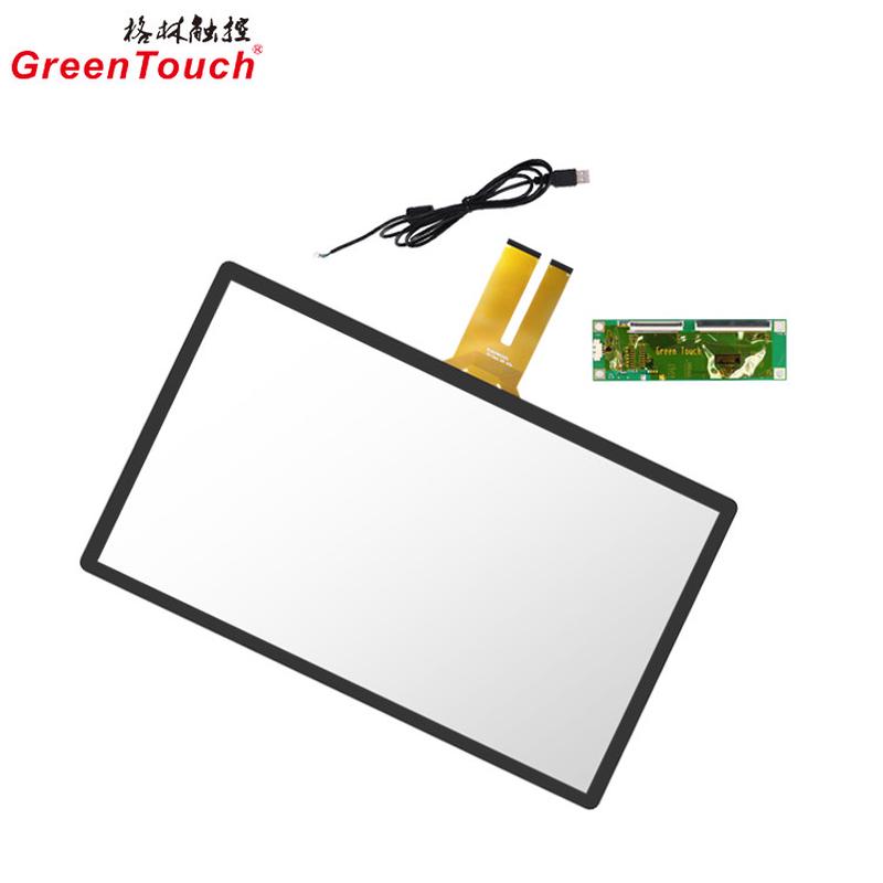 23寸电容屏十点电容式触摸屏工控显示器查询机触摸屏厚盖板