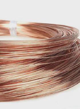 软导电铜丝0.3-6mm态紫铜线半硬全软c1020紫铜线分卷紫铜丝