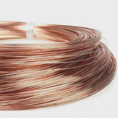 T2紫铜丝厂家直发无氧铜丝铜线1mm-8mm半硬软态光亮紫铜丝