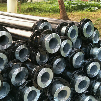 高压批发供应钢丝网骨架聚乙烯高压复合给水管厂家管道配活套法兰