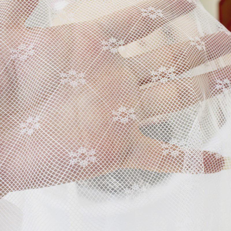 梅花防尘老款加厚老式1顶5m杆传统加密单门床家用蚊帐米穿