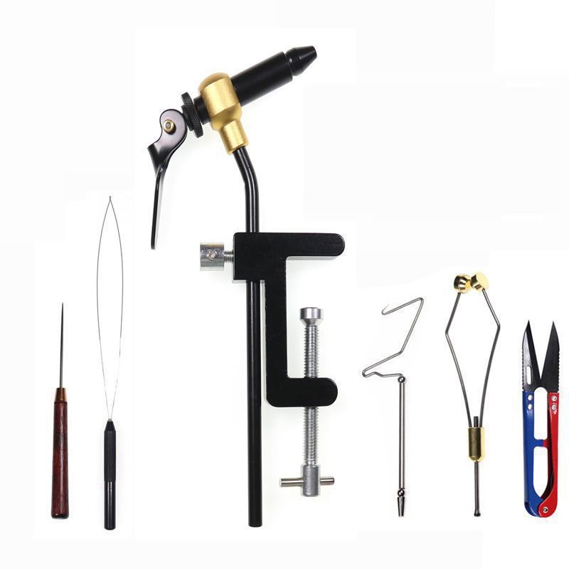 飞蝇钩台钩钳毛钩绑钩绑飞蝇绑制工具飞蝇钩打结器绕线器飞蝇工具