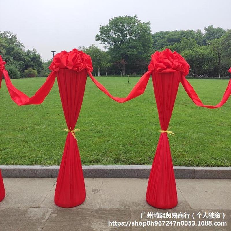 开业庆典立柱套餐公司开业道具花球剪彩套装剪彩仪式开张剪彩用品