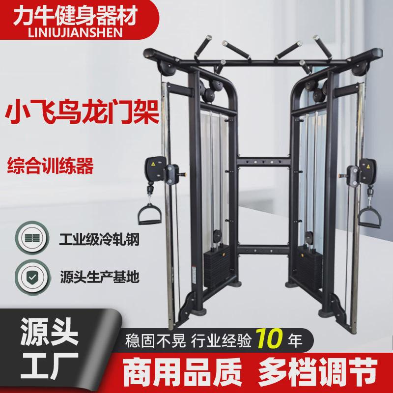 小飞鸟综合训练器龙门架高拉低拉力量器械健身器材十字夹胸双臂机