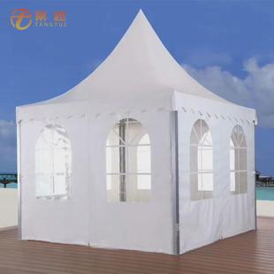 户外遮阳棚篷房广告展览展销活动婚庆欧式 帐篷露天大型尖顶帐篷