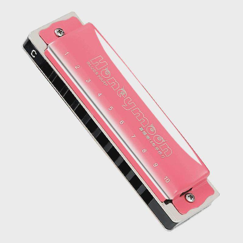 蓝调瑞布鲁斯口琴嘉德10孔c调男士十孔专业演奏级初学者入门儿童