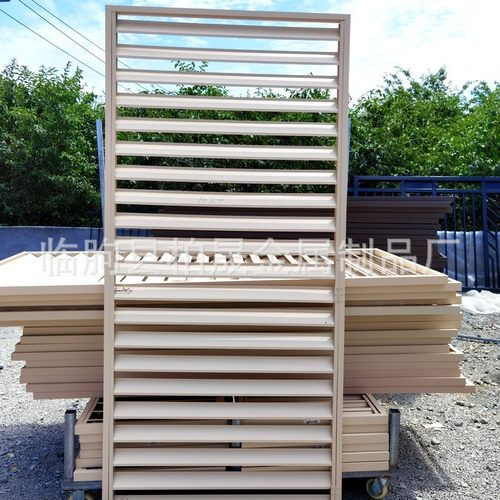 厂家室外机铝合金空调板百叶窗空调生产空调罩铝合金百叶窗定制