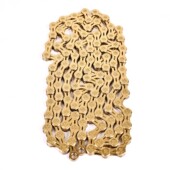 热销SUMC自行车变速链条山地公路折叠车链条910S11速镂空金色链子