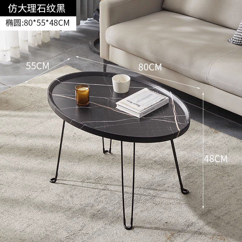 批发折叠北欧民宿小户型桌简易圆形小桌子家用客厅边几茶几桌