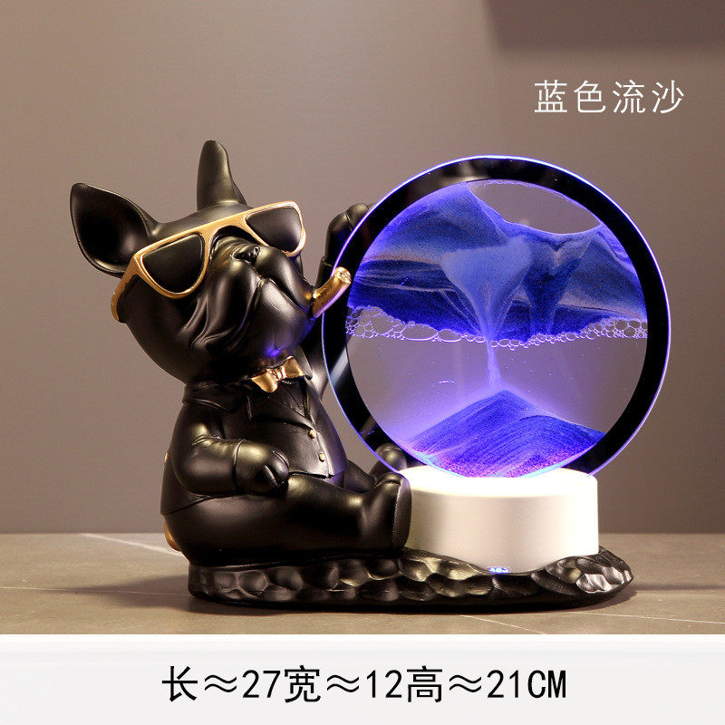 流沙画沙漏摆件氛围电视客厅卧室酒柜夜灯橱柜玄关轻奢新家装饰品