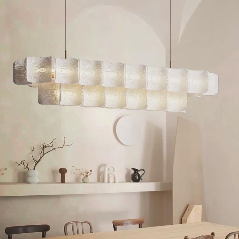 侘寂样板房客厅吊灯法式轻奢奶油风新款大气餐厅卧室风设计师灯具