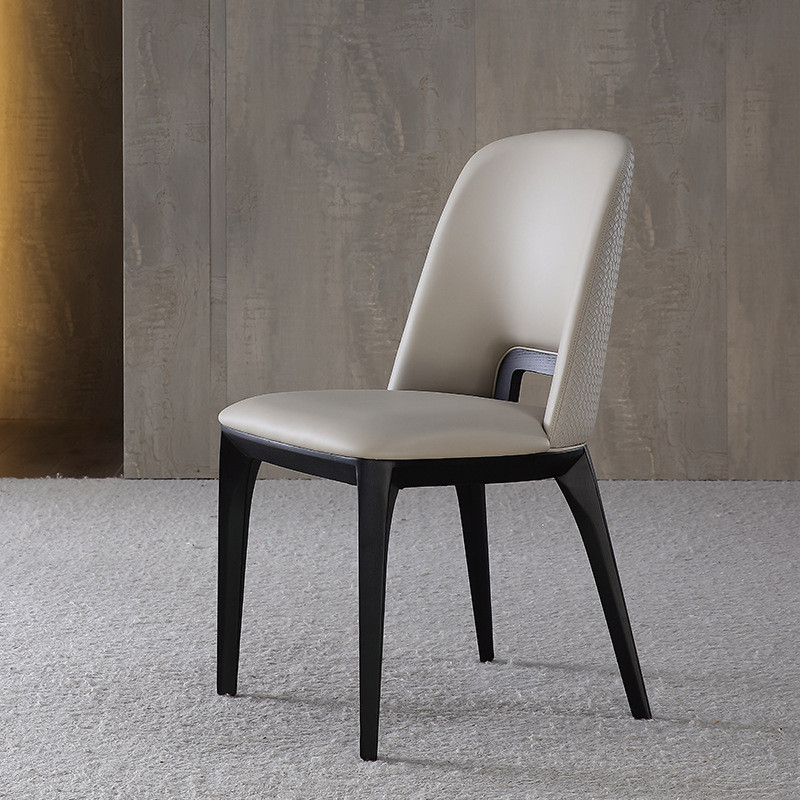 设计师实木餐椅北欧白蜡木软包靠背书桌椅现代简约椅椅子梳妆餐桌