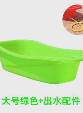 2022ins儿童特大号宝宝洗澡盆大人家用加厚老人浴盆成人塑料浴桶