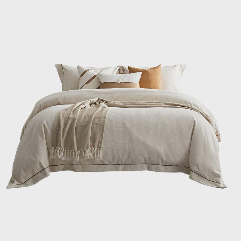 现代简约家具展厅极简软装多件套别墅酒店床上用品轻奢样板间床品