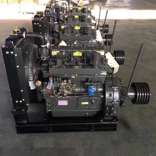 热销乌兰察布zh4102zp四缸柴油机配套潍坊52kw木片粉碎机专用发动