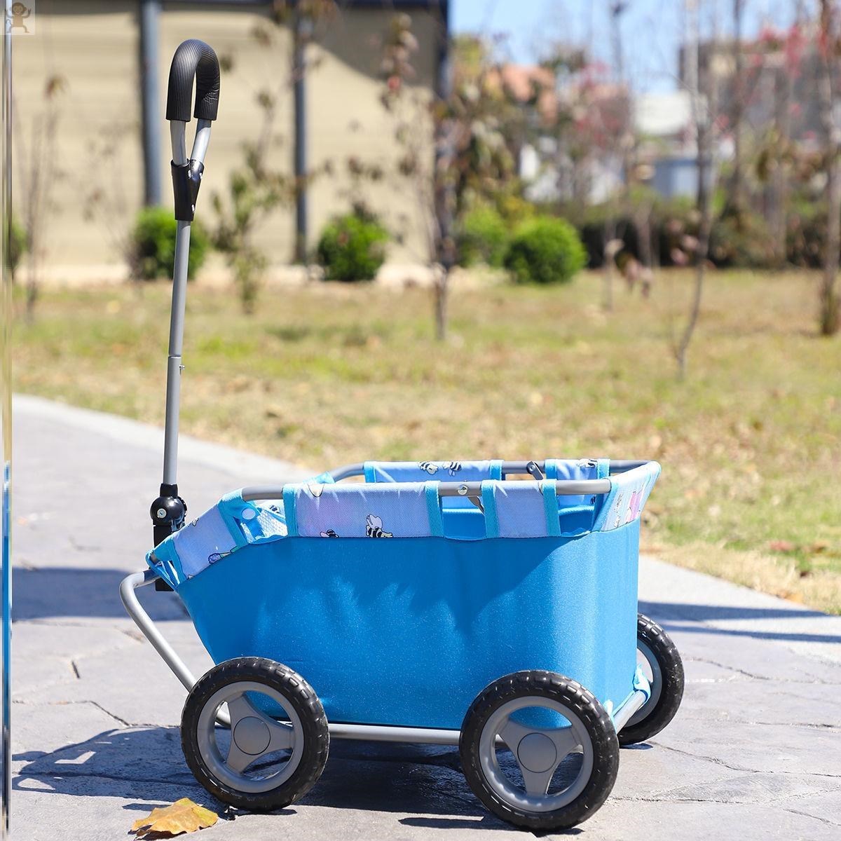 四轮外出小推车遛猫推车宠物外出包推车狗狗外出小推车猫咪出游车