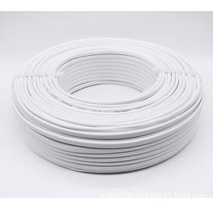 电源线rvvb平行线黑白2芯3芯4芯0.5 2.5平方纯铜护套线电线 1.5