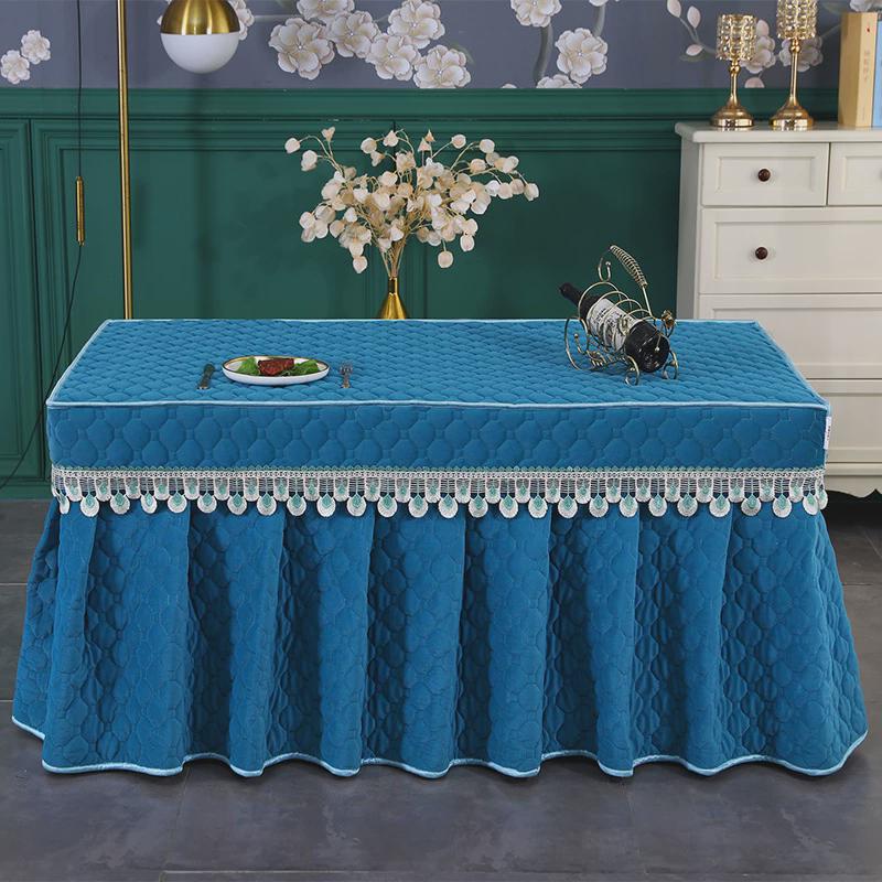 冬季加厚电暖炉烤火罩长方形茶几桌桌布电烤炉罩子电暖桌罩烤火套