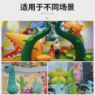 户外充气模型卡通商场活动庆典装饰展示植物花朵气模定制厂家