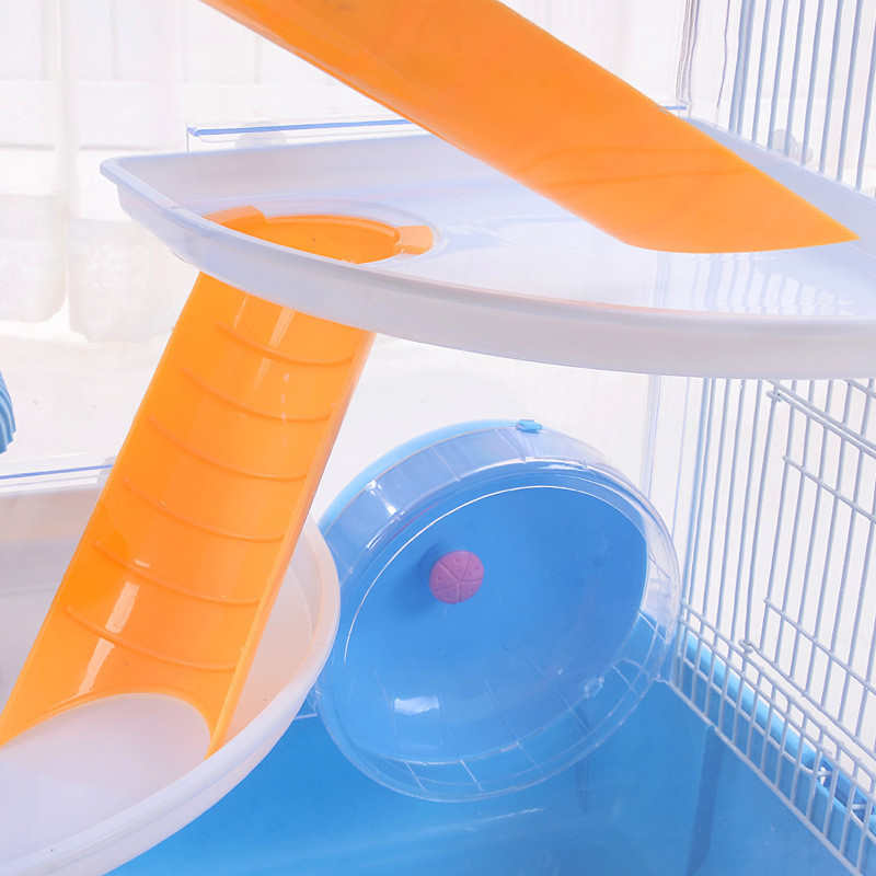 全套宠仓鼠金丝熊亚克力透明笼加高三层果然配置新手宠物用品