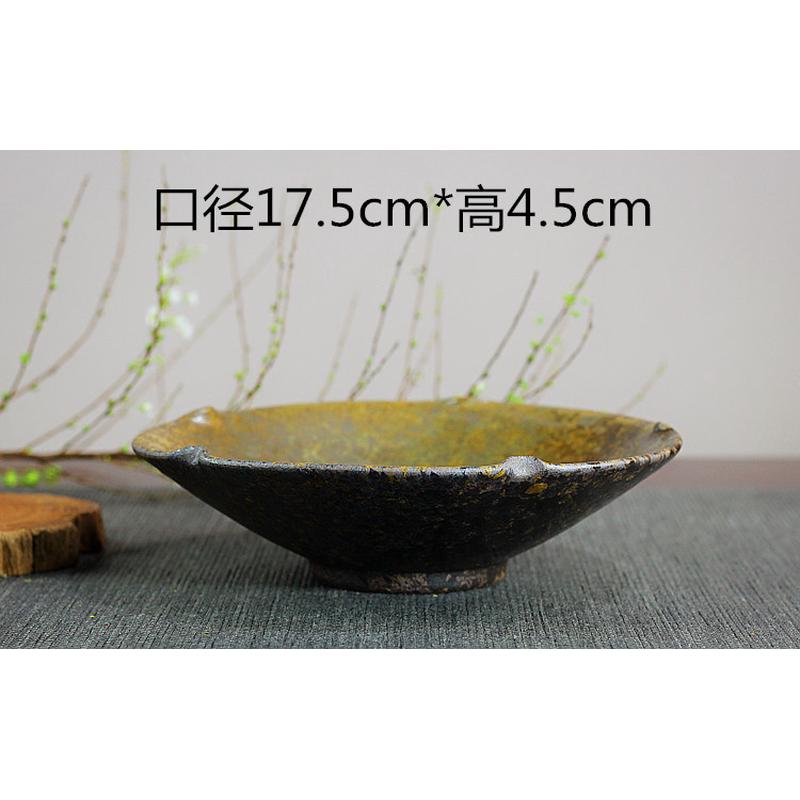 紫砂花盆中式禅意插花器皿盆花盘茶席室摆件水培东方插花写景粗陶