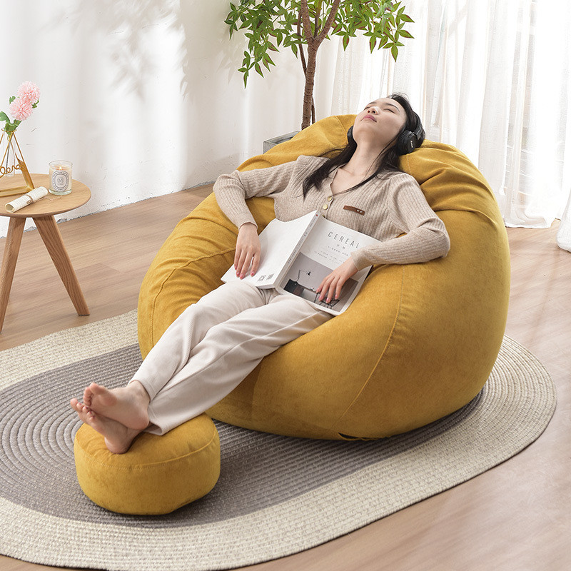热销懒人沙发可躺单人睡榻榻米可豆袋阳台休闲靠背椅子宿舍卧室小