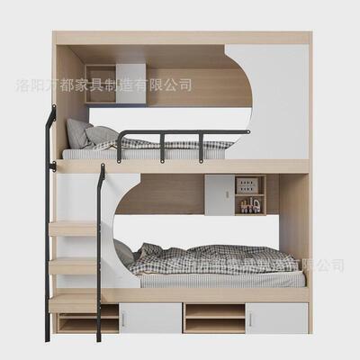 太空舱上下铺双层床宿舍高低床旅社公寓床员工宿舍上下床学校青年
