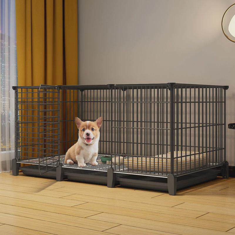 宠物笼狗笼子中小型犬带厕所分离家用室内泰迪柯基加密豪华别墅