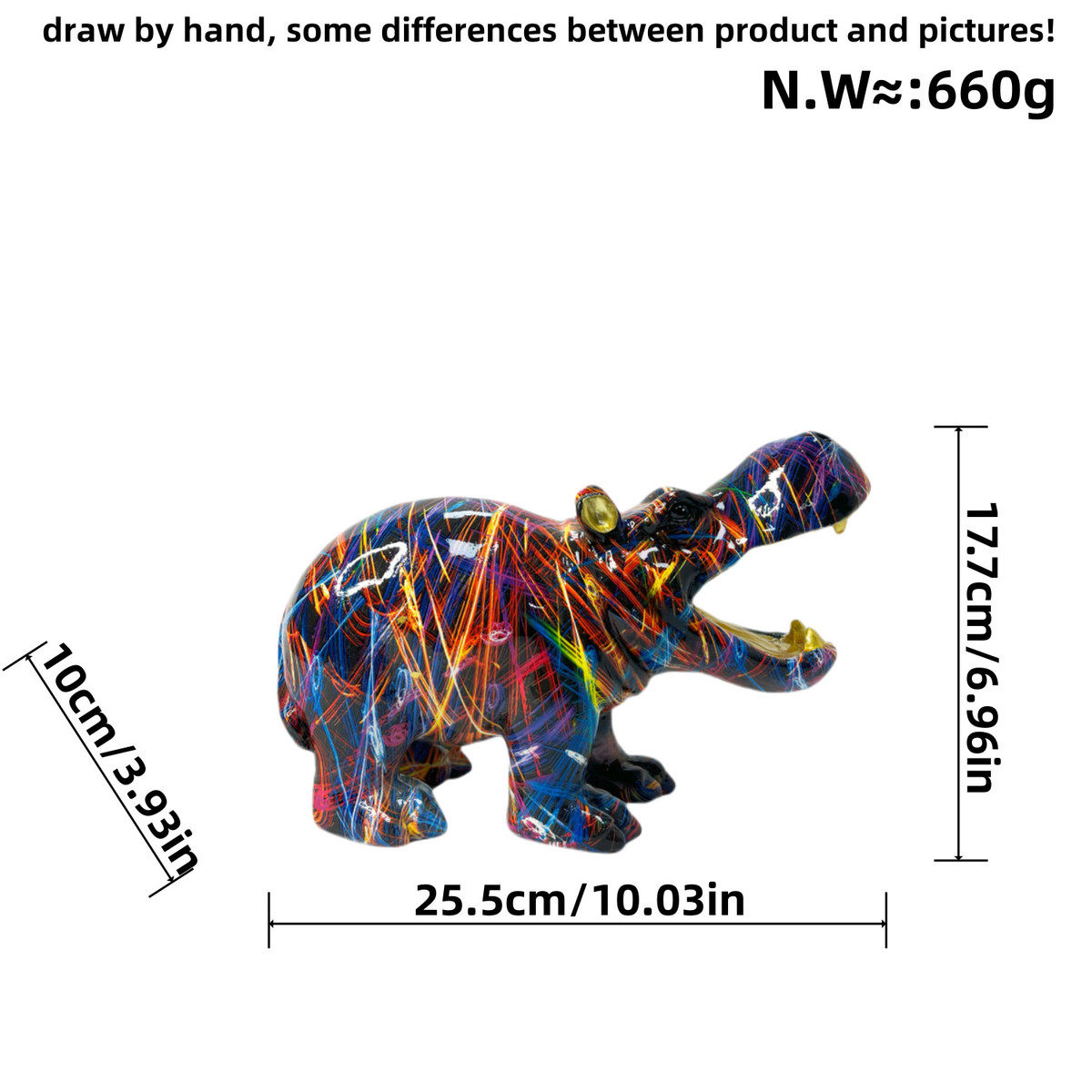 北欧创意客厅彩大嘴河马摆件家居炫办公室桌面动物树脂工艺品装饰,家居饰品,装饰摆件,淘宝优惠券,粉丝福利购,淘宝优惠卷