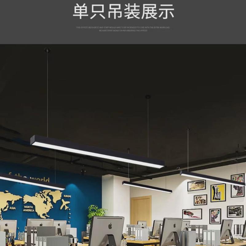 方通过道灯led长条灯铝方通吊顶办公室专用走廊方通灯