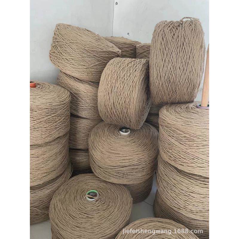 大卷麻绳猫爬架黄麻绳手工diy编织装饰复古园艺照片墙灯饰黄麻绳