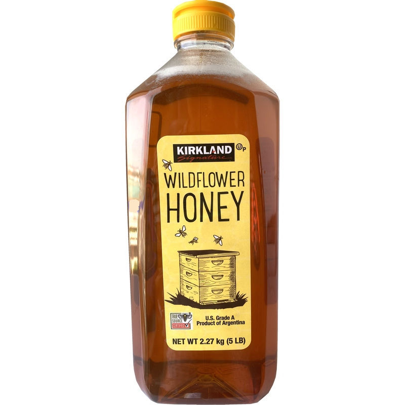 包邮美国进口柯克兰Kirkland Honey三叶草天然无添加纯蜂蜜2.27KG