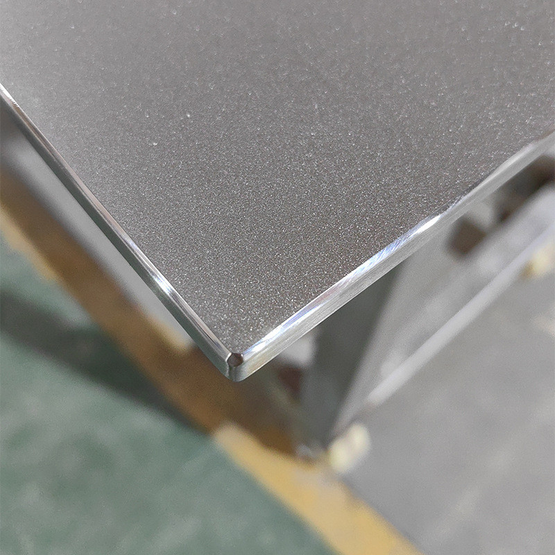 304喷砂镀铬防刮花不锈钢板雪晶实心耐刮伤橱柜钢台面来图定制