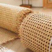 八角眼笪藤席镂空眼笪小片藤席可裁剪diy工艺品家具藤制原材料材