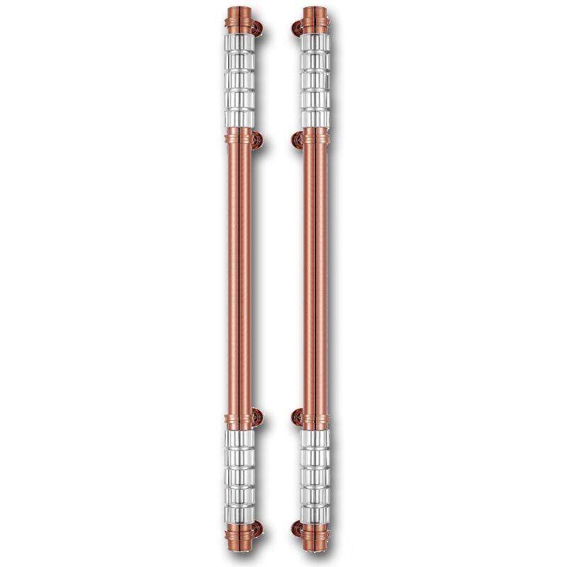 门把手亚克力恒大不锈钢拉手酒店美式大门实心水晶玻璃豪华定制