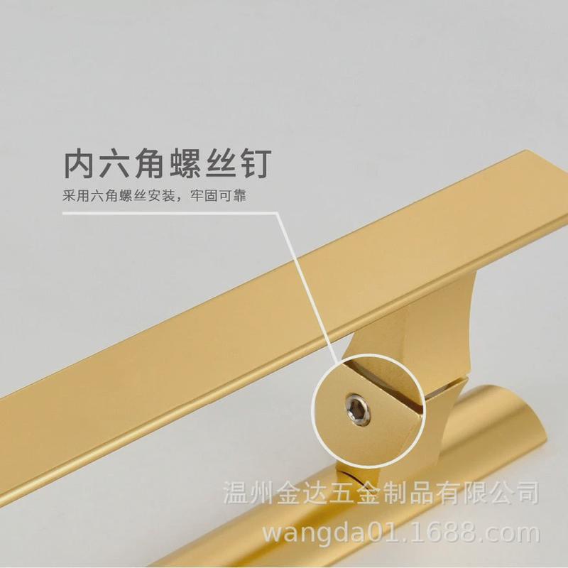 全实心太空铝拉手现代简约店铺玻璃门把手设备机床防护罩把手