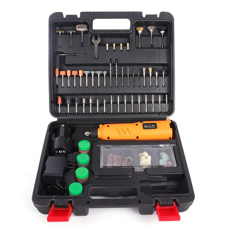 调速电磨套装雕刻机工具抛光机打磨机套装12v充电电磨小电磨