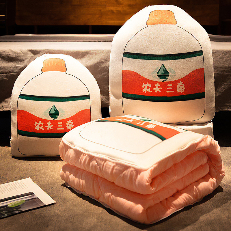 折叠抱枕被子两用用车午睡二合一毯子靠垫办公室内汽车款睡觉男生