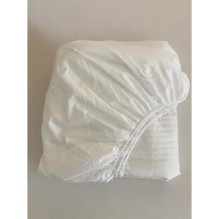 韩式博全棉风纯色直条绗缝夹棉加高床罩主全包围床垫保护套床笠++