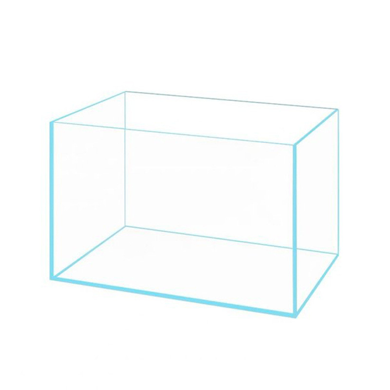 家用办公造景观赏鱼缸超白玻璃观景鱼缸加厚金晶透光空气缸