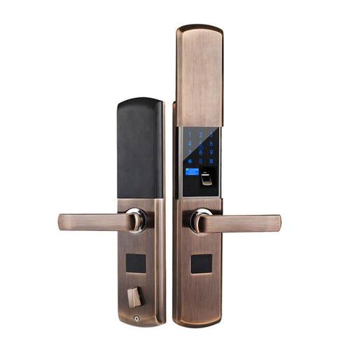 智能家居滑盖智能锁密码锁民宿大门电子刷卡锁防盗木门锁