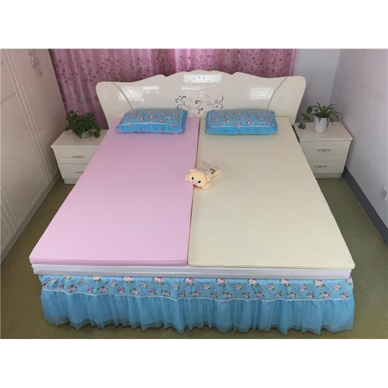 热销wbz7床垫软垫棉褥人记忆1.5m高密度海绵加厚单双子1.2米学生