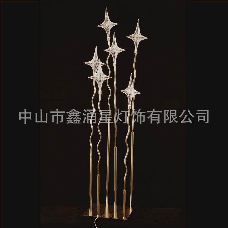 新款6头幸运星路引灯婚庆道具派对橱窗装饰餐桌婚礼道具布置用品