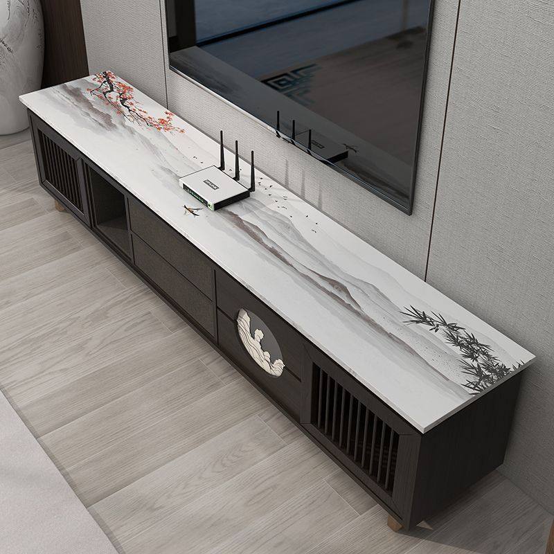 加厚电视柜桌垫中式无味餐桌垫子长方形茶几桌布防水长条免洗